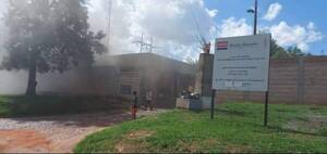 Principio de incendio en una subestación de la ANDE