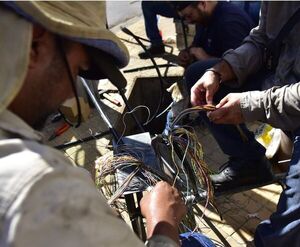 Copaco: más de un kilómetro de cables fueron robados - Nacionales - ABC Color