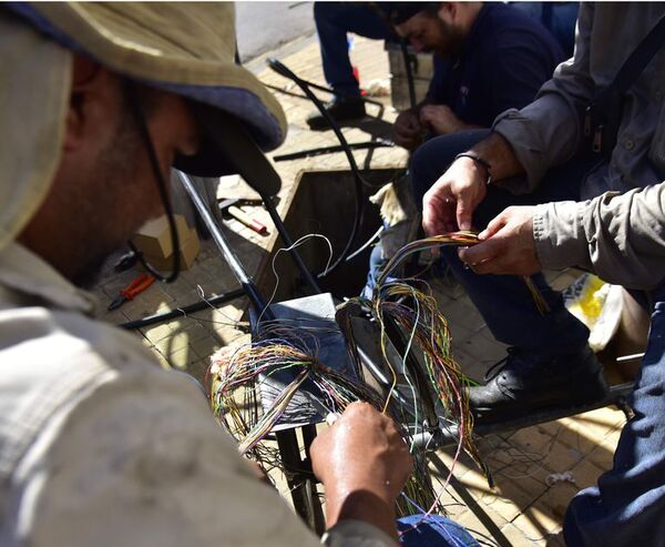 Copaco: más de un kilómetro de cables fueron robados - Nacionales - ABC Color