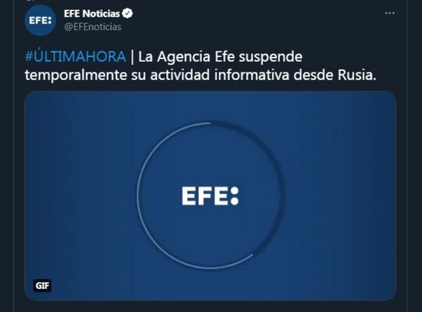 Medios internacionales suspendieron su labor informativa en Rusia - El Independiente