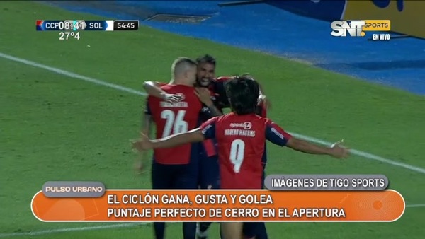 Cerro Porteño: goleó 4 -0 a Sol de América - SNT