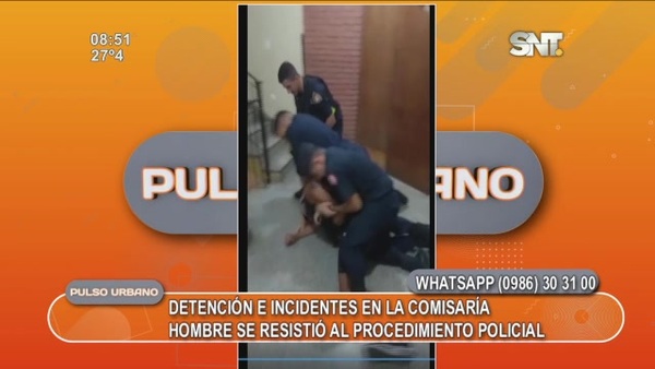 Detención e incidentes en la comisaría - SNT
