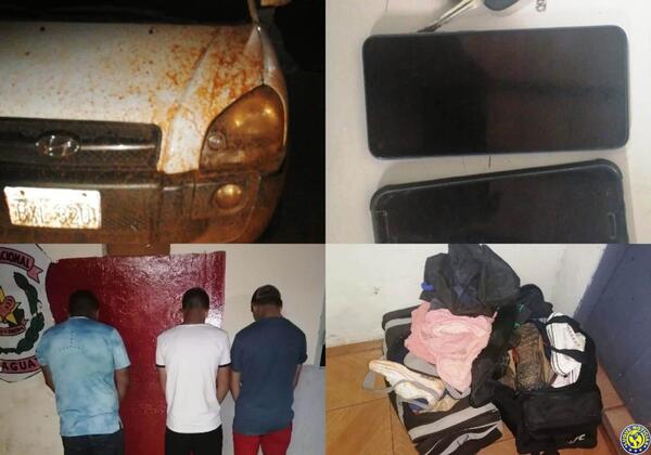 Dos adultos y un menor fueron detenidos por asaltos a locales de Tío Luque •