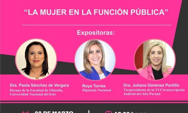 Organizan Conversatorio virtual por el «Día Internacional de la Mujer»