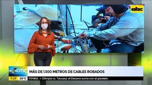 Ojo Ciudadano: Más de un kilómetro de cables fueron robados - ABC Noticias - ABC Color