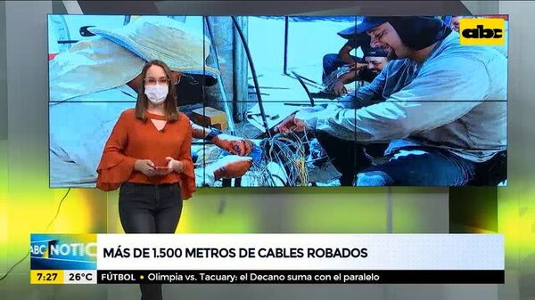 Ojo Ciudadano: Más de un kilómetro de cables fueron robados - ABC Noticias - ABC Color