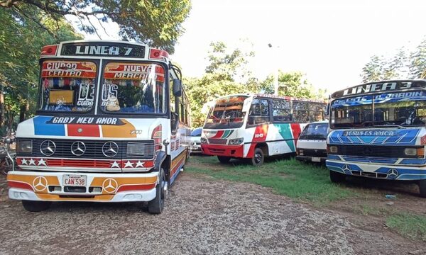 Sacan de circulación a algunos buses chatarras