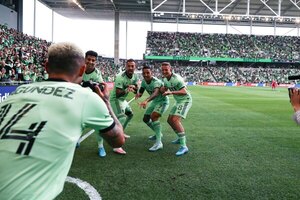 Con Cecilio en cancha, Austin FC golea y se instala en la cima de su Conferencia