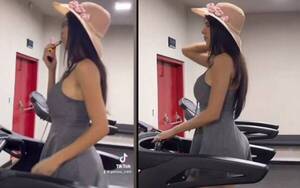 Crónica / [VIDEO] Esta cuerona se maquilla mientras quema calorías