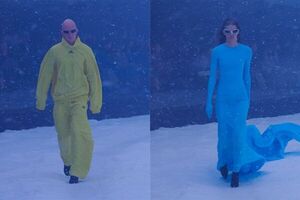 El desfile de Balenciaga: pone el foco en los refugiados de guerra