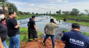 Encuentran hueso en tajamar que podría ser de un humano - Noticiero Paraguay