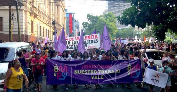 La Nación / De sequía a narcopolítica, marcha #8M anuncia varios temas que afectan a las mujeres