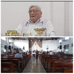 Dieron el último adiós al padre Leocadio Rodríguez - Radio Imperio