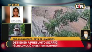Detienen a presunto sicario - C9N