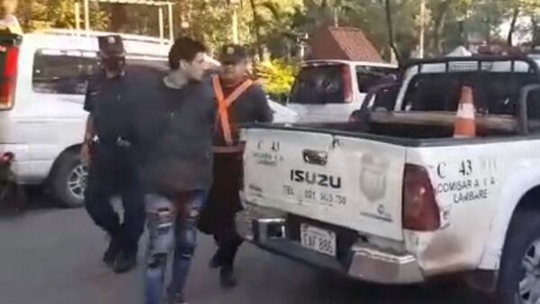 Policía captura a sospechoso de robar a su hermano en Lambaré