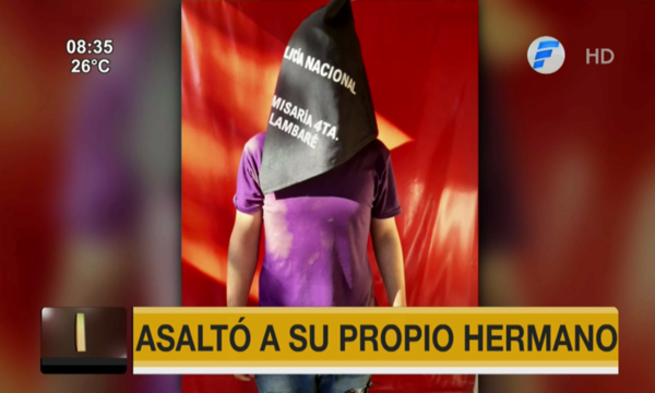 Asaltó a su propio hermano | Telefuturo