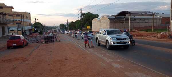 Tres Bocas: Desde hoy se cierra media calzada de Acceso Sur