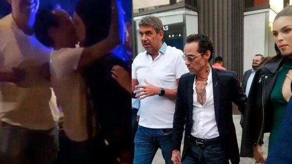 El beso entre Nadia Ferreira y Marc Anthony que sacude las redes