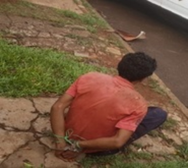 Hallan a presunto malviviente con las manos en la mandioca  - Paraguay.com