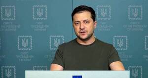 La Nación / “Lucharemos hasta el final”, dice presidente ucraniano al Parlamento británico