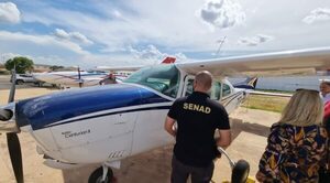 “A Ultranza py”: Incautan avioneta que sería parte de la organización de tráfico de drogas