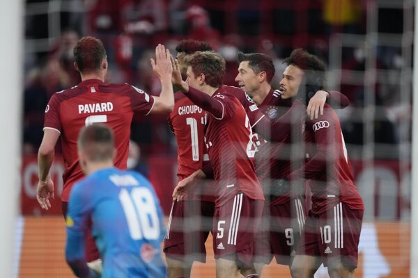Bayern Múnich destrozó al Salzburgo y se mete a cuartos de final