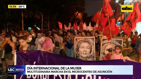 8MPy: Multitudinaria marcha en el microcentro de Asunción - ABC Noticias - ABC Color
