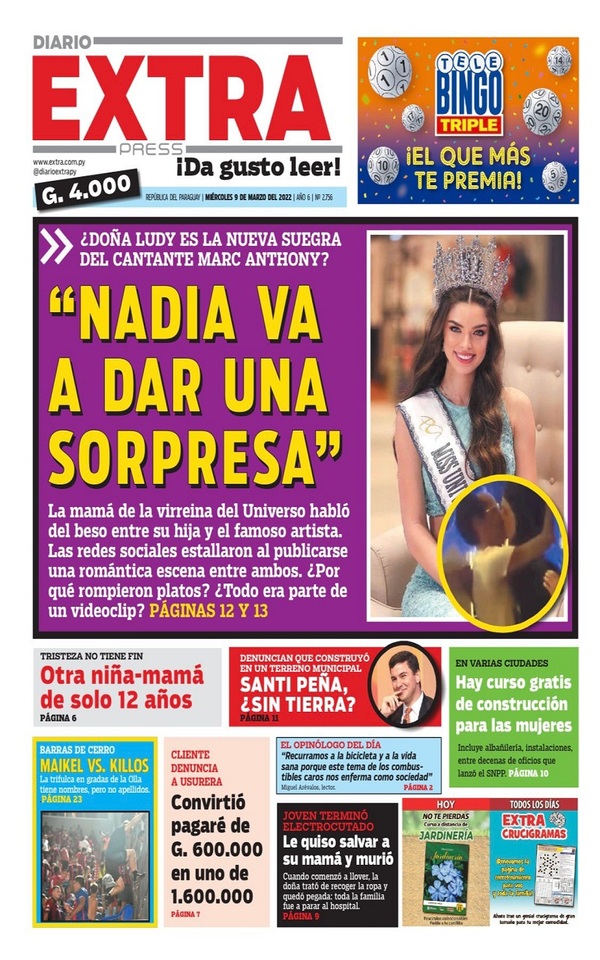 Portadas de este miércoles 9 de marzo de 2022