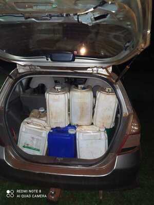 Incautan 10 bidones de combustible de contrabando - La Clave