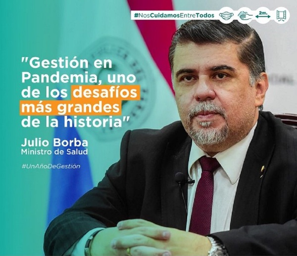 Ministro Julio Borba: «Gestión en pandemia, uno de los desafíos más grandes de la historia de la Salud Pública paraguaya»