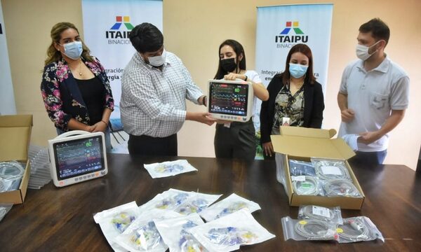 Salud Pública recibió otro lote de monitores multiparamétricos adquiridos por ITAIPU