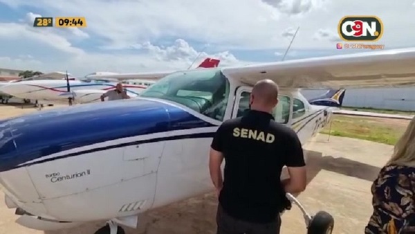 Aeronave incautada a nombre de funcionario de TSJE - C9N