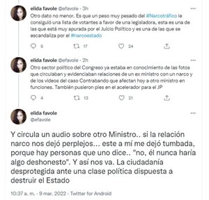 Desde la Fiscalía confirman que saben quiénes son los narcos del Congreso y el Gobierno - Nacionales - ABC Color