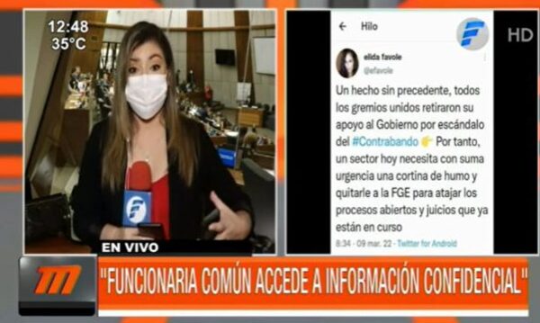 Denuncian tweet de jefa de prensa de la Fiscalía | Telefuturo