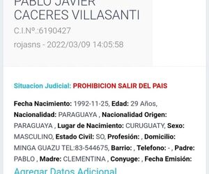 Aprehenden a asaltante de local comercial en Minga Guazú