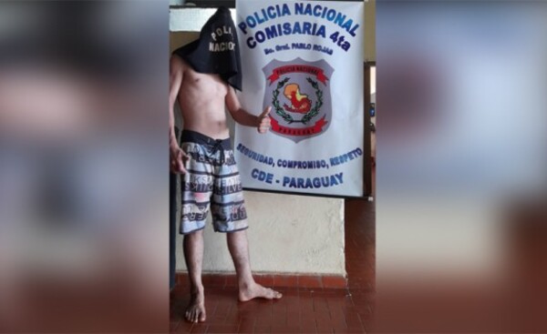 Ladronzuelo fue detenido por robar piezas de acondicionador de aire