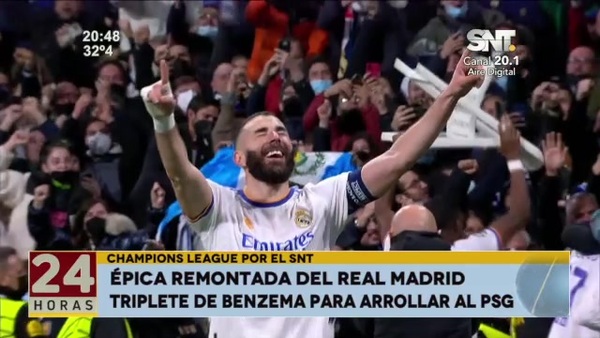 Champions en el SNT: Épica remontada del Real Madrid - SNT