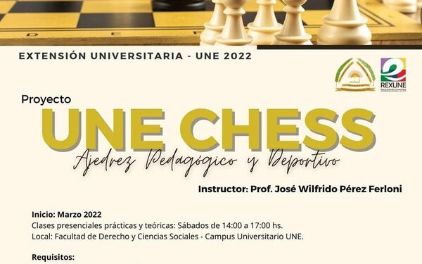 Habilitan inscripciones para UNE CHESS «Ajedrez Pedagógico y Deportivo»