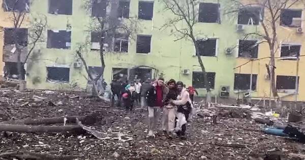 La Nación / Guerra en Ucrania: repudio internacional por bombardeo ruso contra un hospital infantil