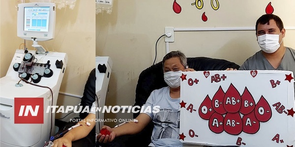 EL BANCO DE SANGRE SIGUE SUMANDO DONANTES A TRAVÉS DE AFÉRESIS - Itapúa Noticias