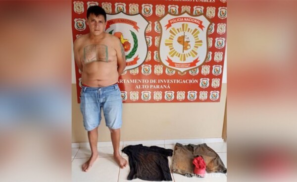 Detenido tras asaltar local de Inverfin en Minga Guazú