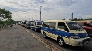 Asunción: Realizan caravana en la Costanera para protestar contra suba del combustible