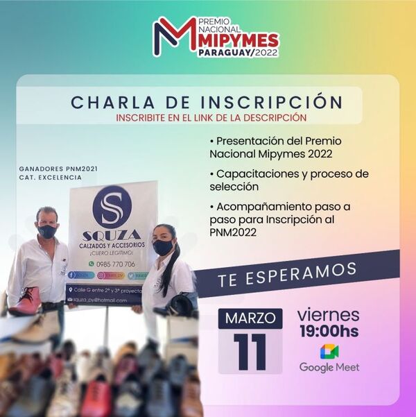 Charla de Inscripción al Premio Nacional Mipymes 2022
