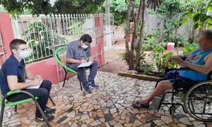 Realizan consultas domiciliarias en el barrio Santa Rosa de Presidente Franco