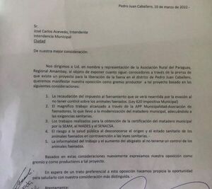 Desatinada interpretación de la ARP Amambay sobre Proyecto de Ordenanza - Radio Imperio
