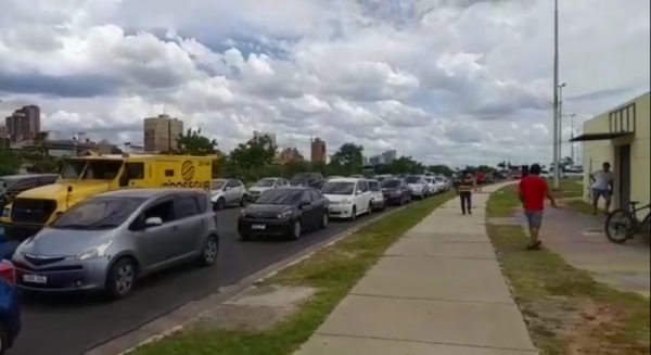 Manifestaciones contra suba de combustibles: Se tuvo tránsito caótico en Asunción - Megacadena — Últimas Noticias de Paraguay