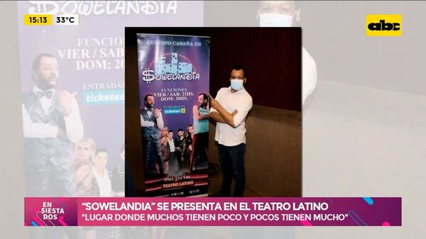 Gustavo Cabaña regresa al Teatro Latino con la obra “Sowelandia” - Ensiestados - ABC Color