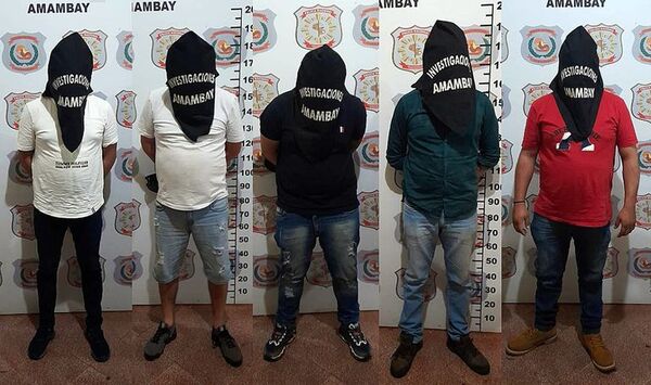Disponen prisión de supuestos miembros del PCC detenidos con armas en Pedro Juan - Nacionales - ABC Color