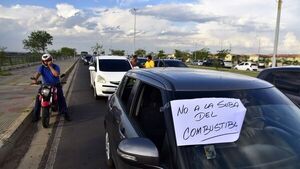 Tramos cerrados y congestión en el tráfico asunceno por manifestaciones  - Periodísticamente - ABC Color
