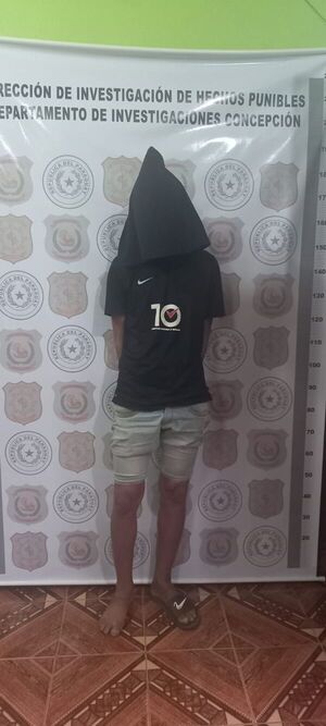 Supuestos asaltantes detenidos en Concepciòn - Nacionales - ABC Color